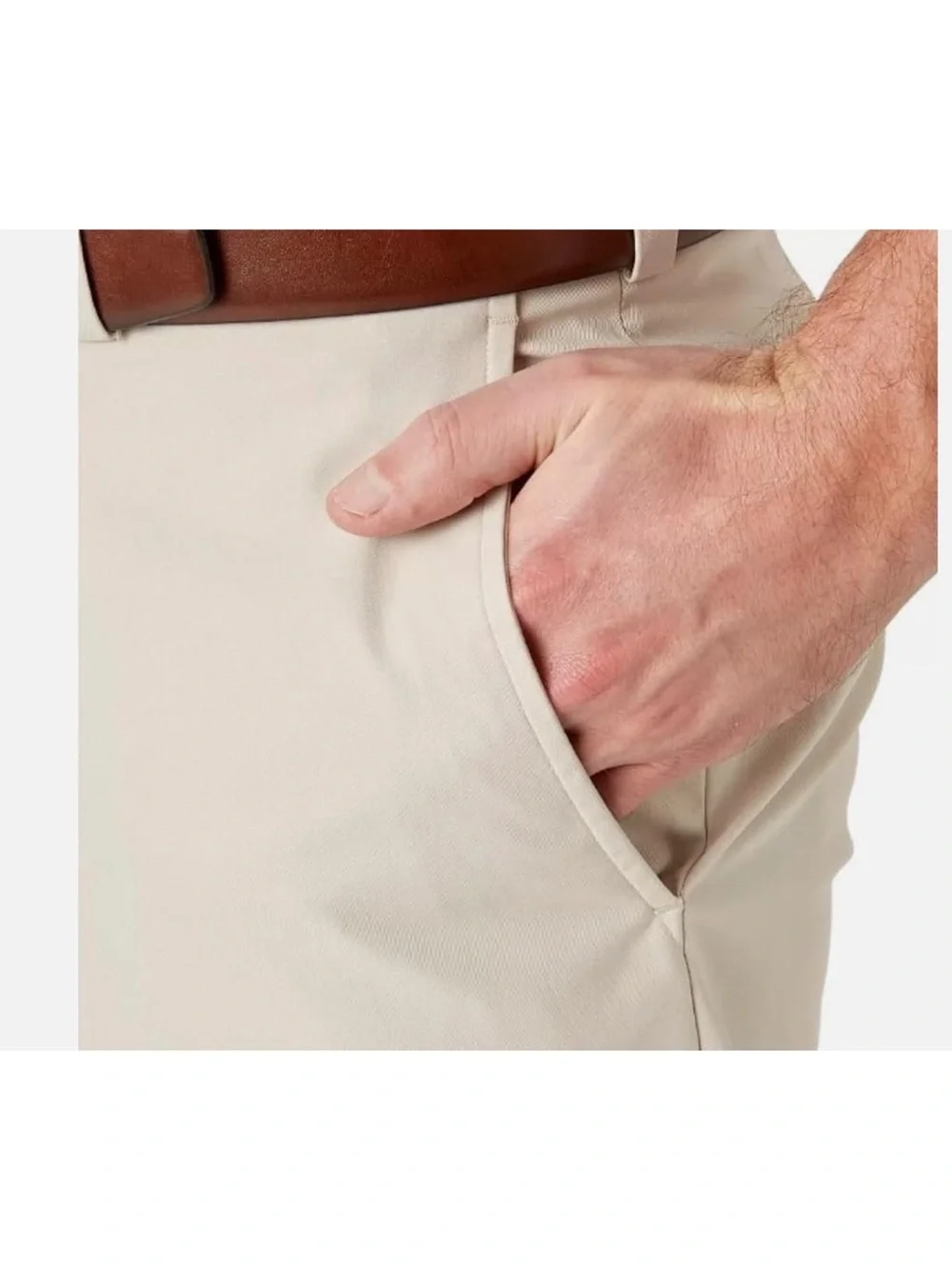 Walter Hagen Men’s Light Beige Chino Pants